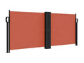 Retractable side awning, terracotta, 100x1000 cm, VBGE59141