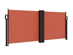 Retractable side awning, terracotta, 100x1000 cm, VBGE59141