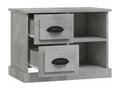 Concrete grey bedside table 60x35.5x45 QJZD36076