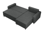 Boislis 102 Blue Corner Sofa with Sleeping Function and Bed Box, 236x148x99cm GYDZ99820