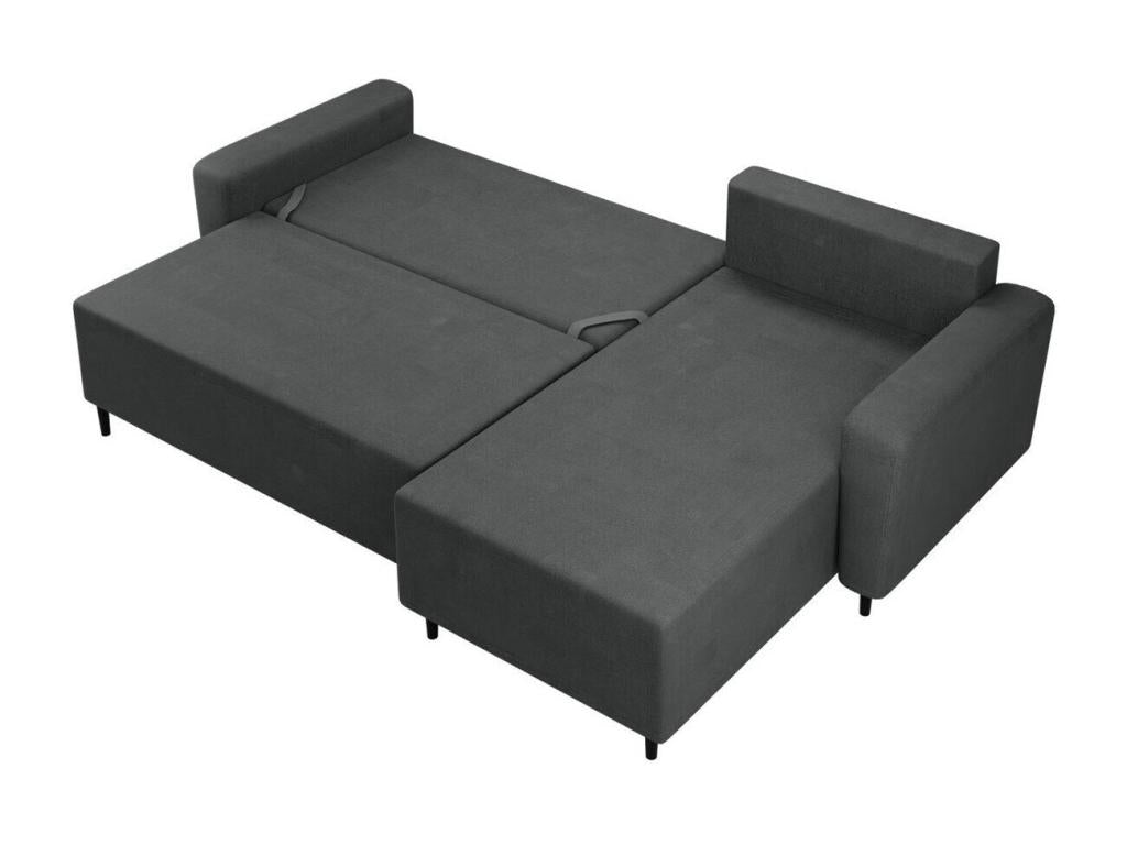 Boislis 102 Blue Corner Sofa with Sleeping Function and Bed Box, 236x148x99cm GYDZ99820
