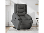 Dark Grey Fabric Reclining Armchair VMRL93877