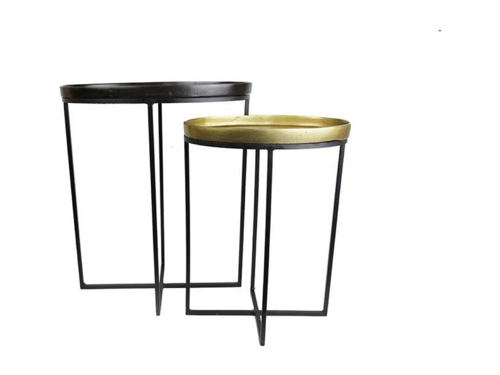Luxameub Removable Tray Set of 2 Pieces Luxameub Black - Luxameub JCOQ91721