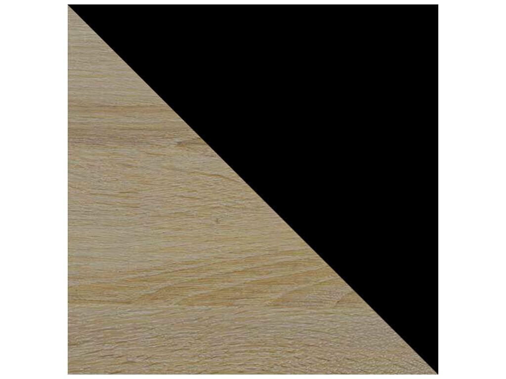Mobenze 125 Black Table - Mobenze Oak 76x80x120cm Extension Laminate Mobenze WKSQ14598