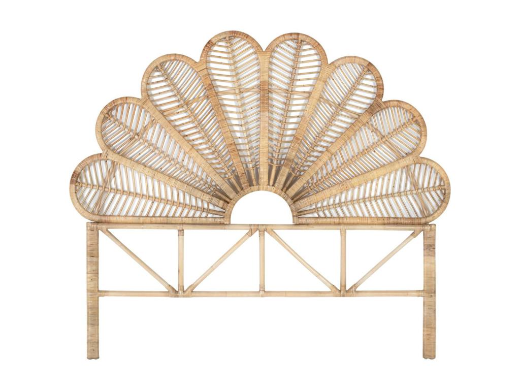 Rattan headboard 165 cm Organic Mobenze TWSP54424
