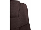 Office chair - Fabric / Chrome metal - Brown - XL Mobenze HQSJ47634
