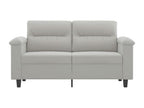 2-seater sofa, light grey, 120 cm, microfiber fabric EYYB17248