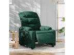Electric Reclining Massage Chair, Dark Green Fabric, BPWP98899