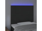 LED Headboard Black 80x5x118/128 cm Mobenze SIOX30170