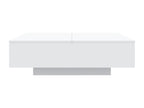 White coffee table 100x100x31 cm Mobenze engineering IMNF05576