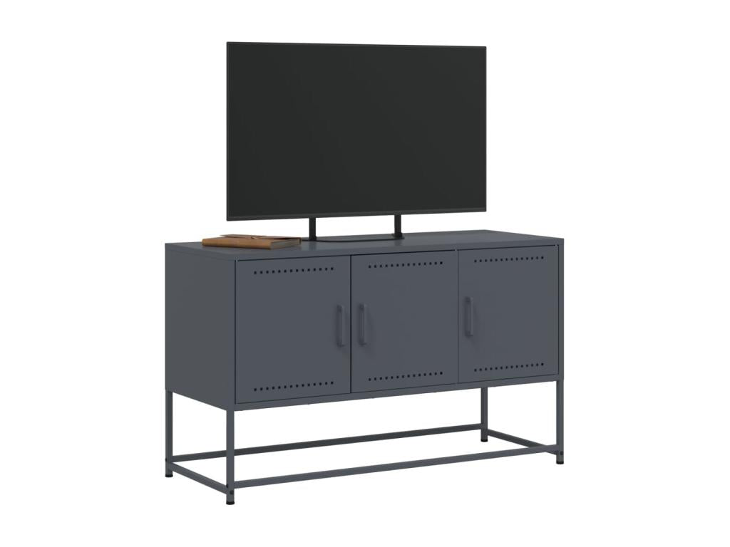 Anthracite TV stand 100.5x39x60.5 cm steel BYKO80557