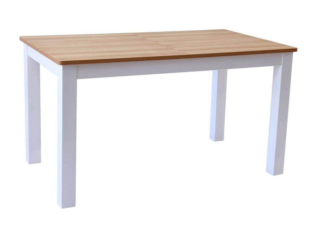 Mobenze Extendable Dining Table for 6/8 People, White Legs, 140/180 cm - Mobenze WOGS73253