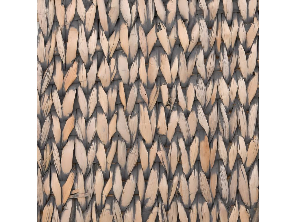 Storage benches, set of 2 with grey cushions, 69 cm, distaff HQWZ68210