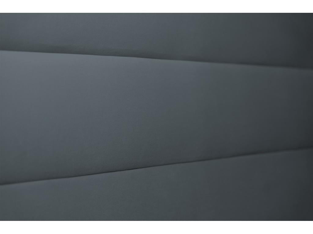 Mobenze Lines Headboard, Anthracite Grey, 140 cm W x 10 cm D, Padded, IFNH47438