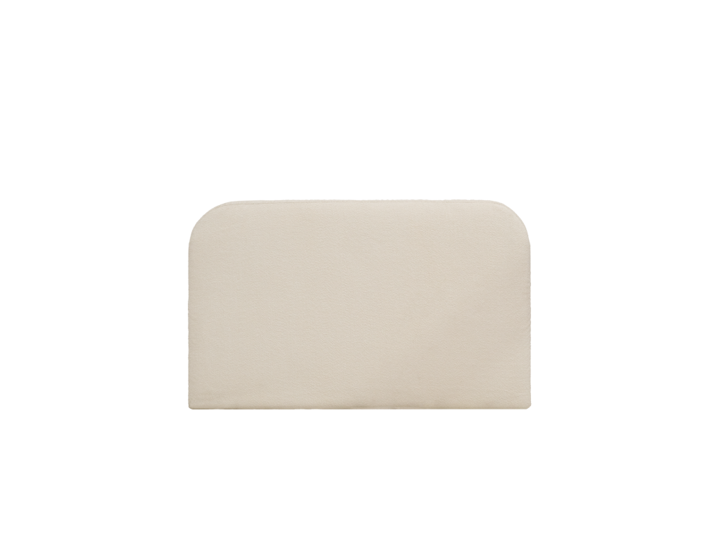 Removable white boucle headboard cover 140x110cm - Mobenze EPLZ91215