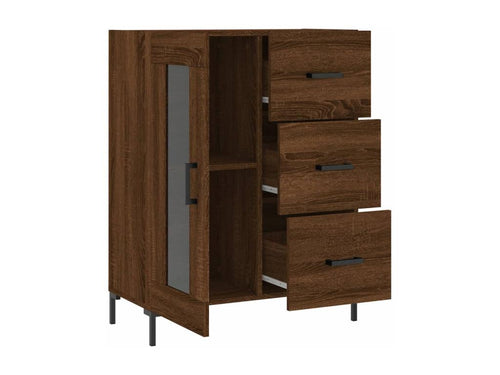 Brown oak sideboard 69.5x34x90 cm Mobenze engineering PWYY24318