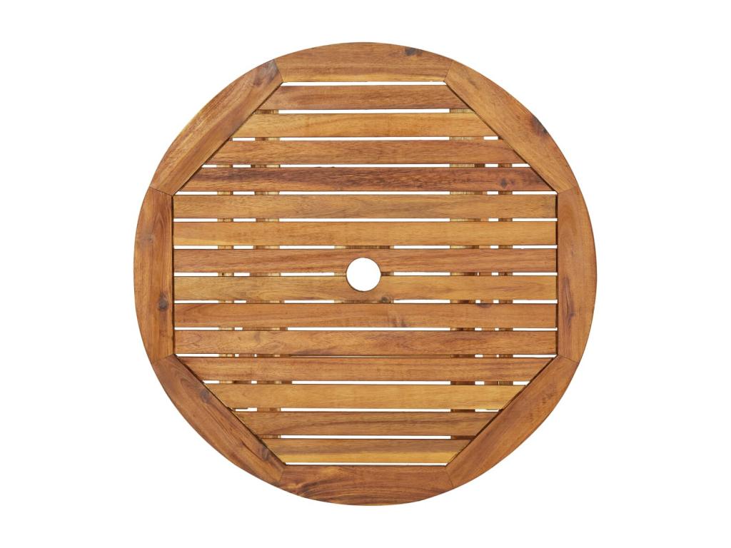 Folding garden dining set, 3 pieces, solid Mobenze, 3 GHRN17388