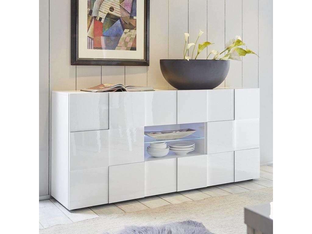 Mobenze GTAE06231 2-Door 2-Drawer Buffet, 181 cm Wide