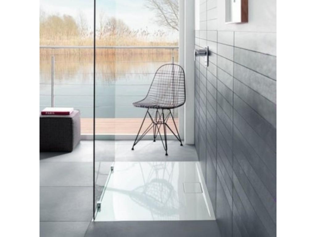 Luxameub ET PINPAI 120x70cm Anti-slip Acrylic Rectangular White Shower Tray SVBZ90422