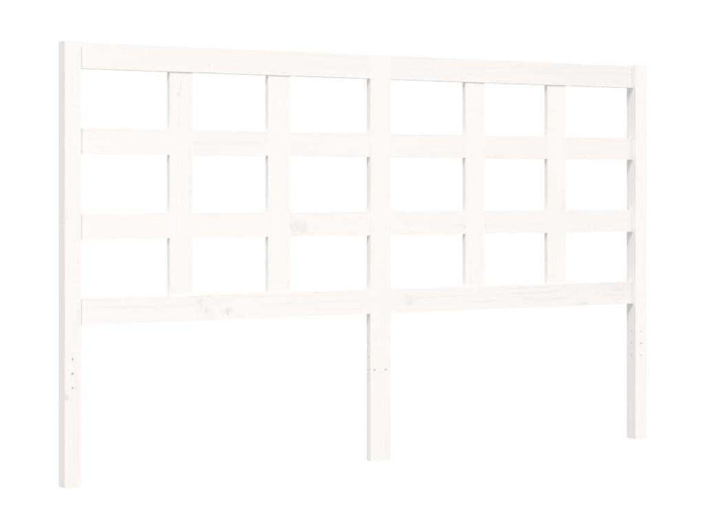 Bed frame with white headboard, Mobenze Size, solid Mobenze SIBL42408