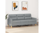 3-seater sofa, light grey, 180 cm, fabric, DLSY17636
