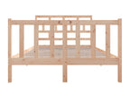 Mobenze bed frame in solid pine, 140x190 cm, HOGM65730