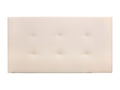 Beige faux leather headboard with buttons, 180x80cm - Mobenze ZGQR49388