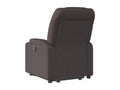 Dark Brown Fabric Massage Recliner Chair YMQM40167