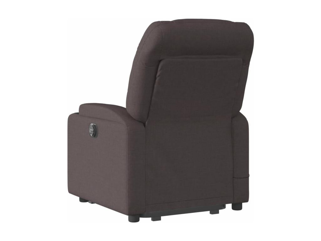 Dark Brown Fabric Massage Recliner Chair YMQM40167