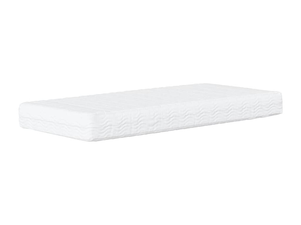 White foam mattress 90x200 cm firmness H2 H3 EYDW61688