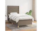 Upholstered bed base with mattress Luxameub 90x190 cm Fabric HLOF43823