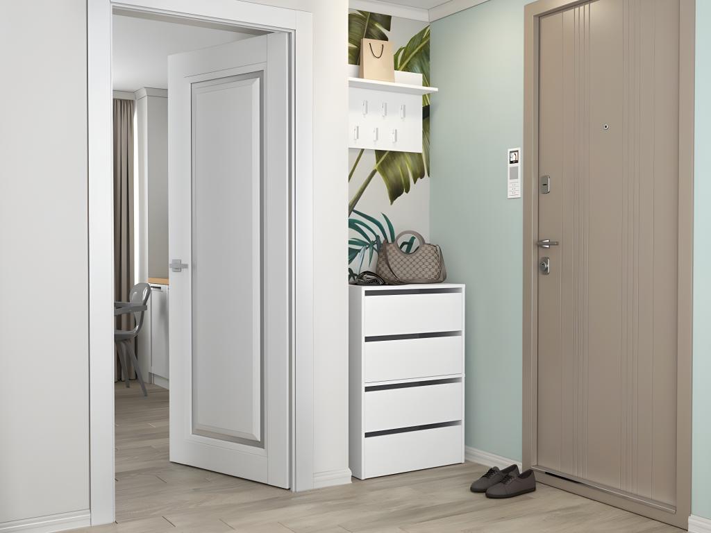 Luxameub - Modular shoe cabinet - Dimensions 60x36x88cm - 4 drop-down doors GGKZ23345