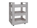 Mobenze kitchen trolley, grey, 60x45x80 cm, Mobenze engineering BISG25738