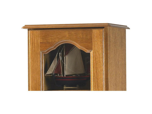 Bookcase 1 Large Glass Door Oak UCSN05122