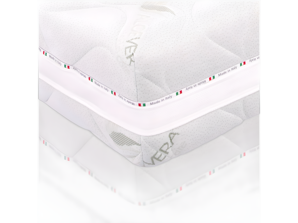 Luxameub Foam Mattress 150x190 cm, 25 cm high - Removable cover with Luxameub Aloe Vera coating - Evolution XGYC59300