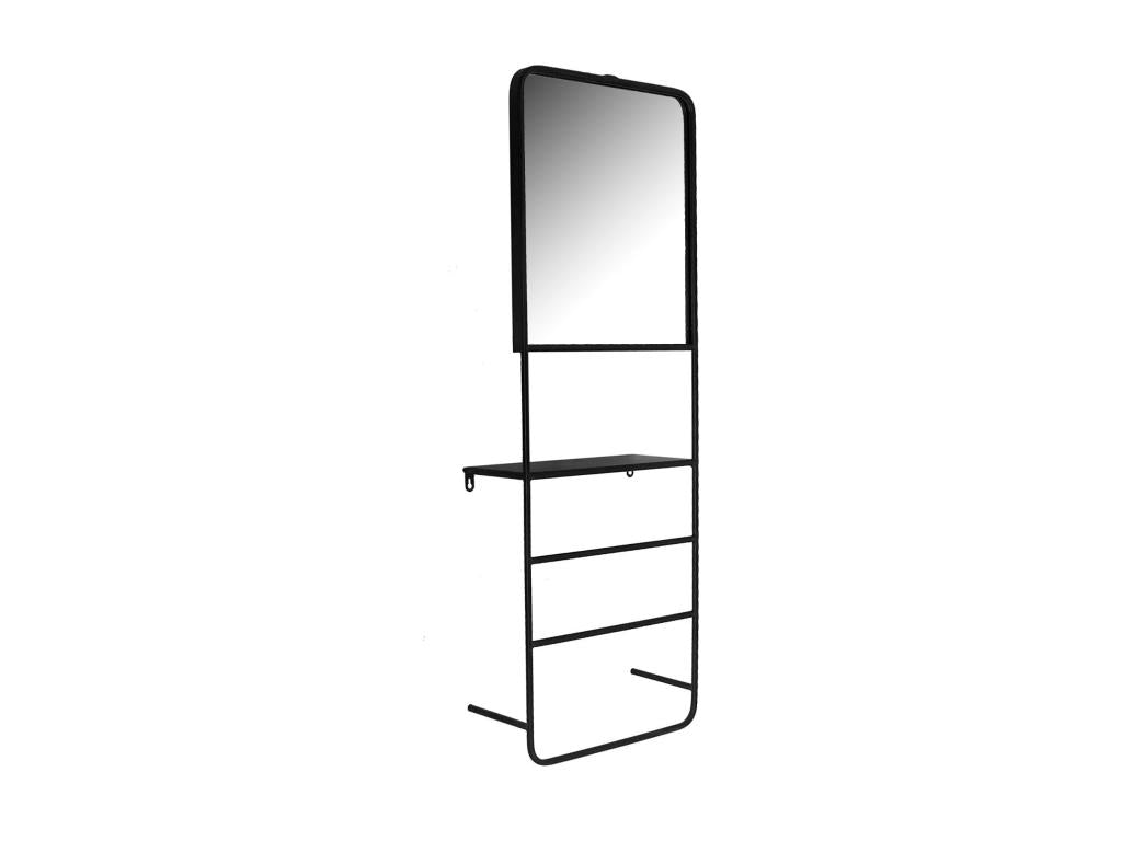 black iron shelf 35x15x100 cm WDZS85232