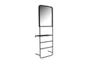 black iron shelf 35x15x100 cm WDZS85232