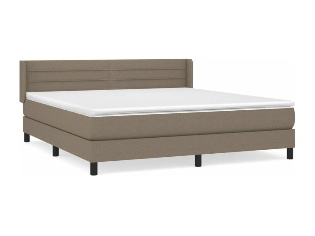Upholstered bed base with Mobenze mattress 180x200 cm Fabric SPPG36177