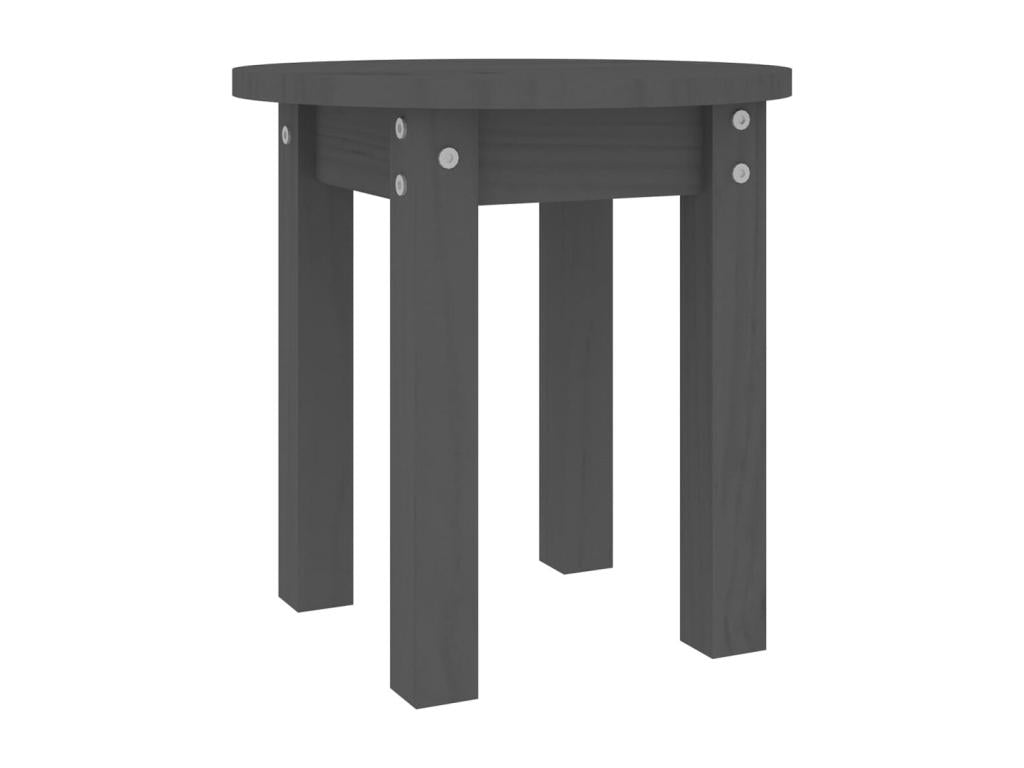 Grey Coffee Table 35x35 Solid Pine Wood HJZG44278