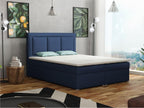 Continental Mobenze 112 Double Bed, Continental Blue, 140x200cm, Upholstery 140x215x115cm, RIRJ14380