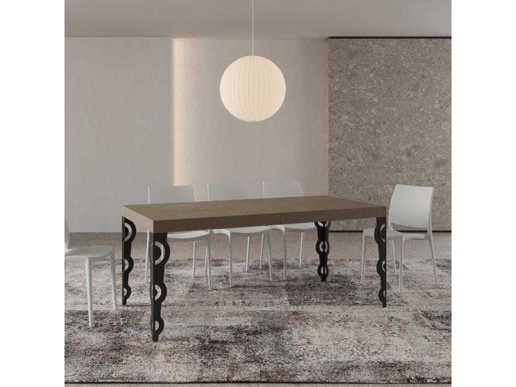 PINPAI Luxameub extendable table 90x200/460 cm with anthracite legs WVTW95490