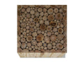 Authentic teak coffee table 50x50x35 cm QSTJ00187
