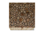Authentic teak coffee table 50x50x35 cm QSTJ00187