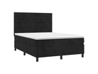 Mobenze bed base with LED mattress, black, 140x190cm, Mobenze VKWO74581
