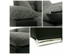 Mobenze 359 Grey Corner Sofa with Sleeping Function 375x155x76cm KQHC60631