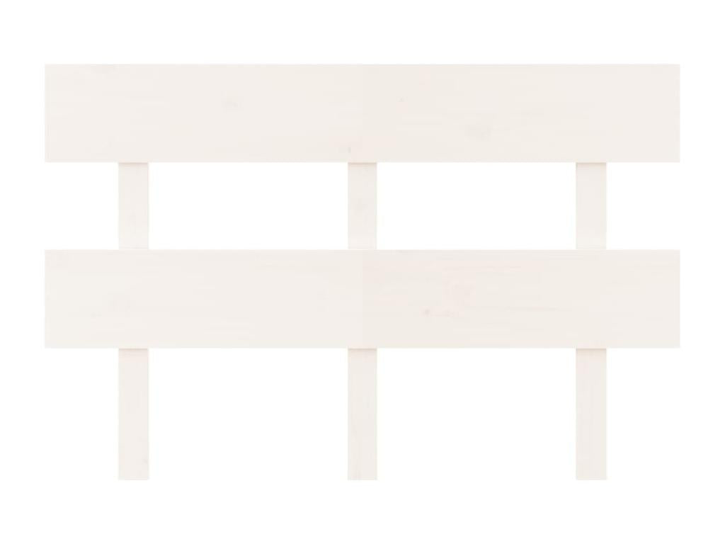 White Headboard 138x3x81 cm Solid Pine Mobenze YUHA17727