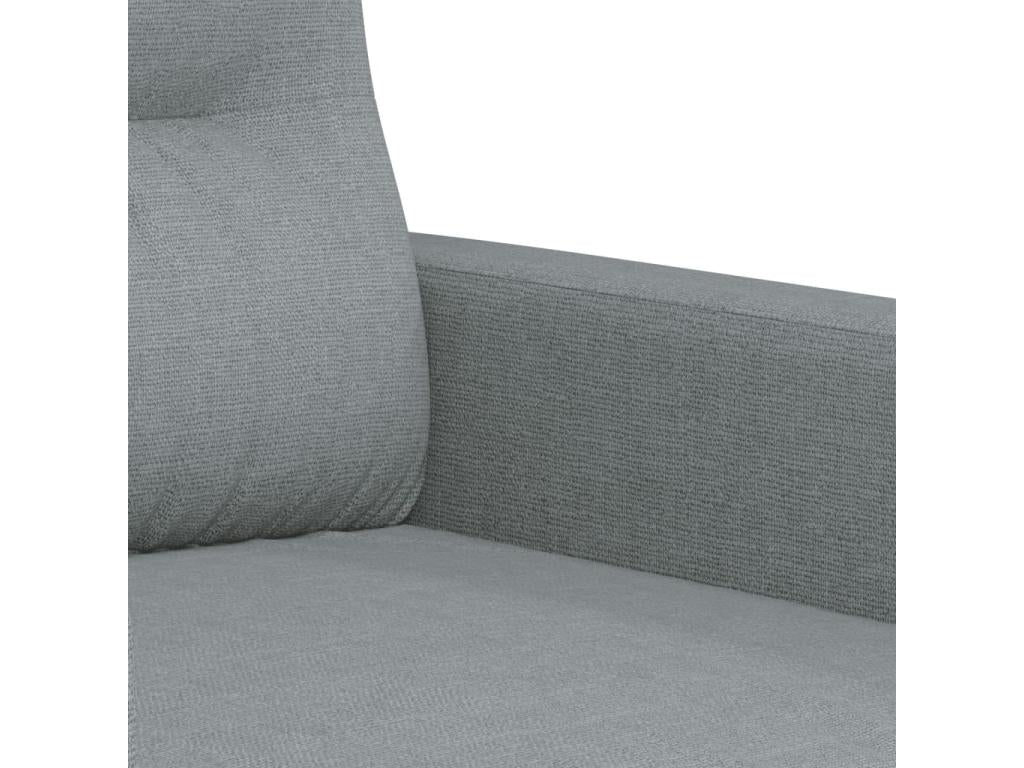 3-seater sofa, light grey, 180 cm, fabric, DLSY17636