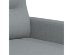 3-seater sofa, light grey, 180 cm, fabric, DLSY17636