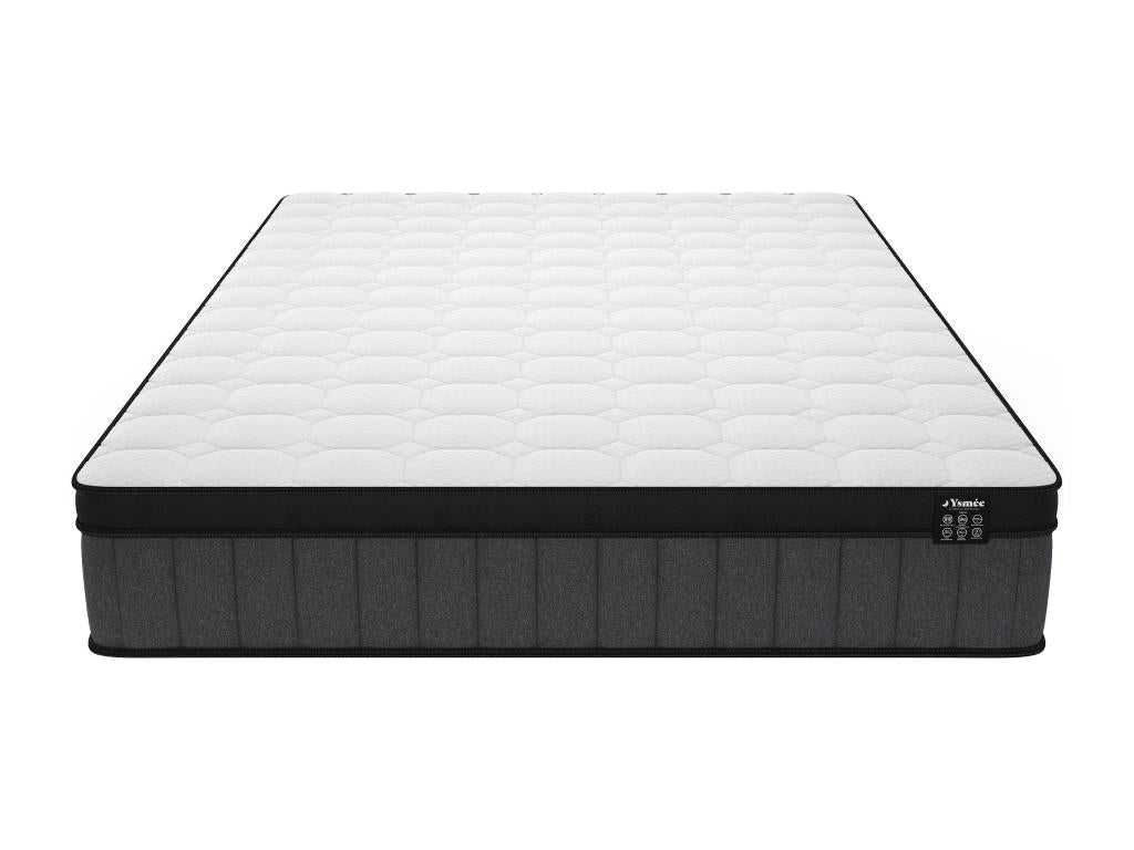 140x190 cm hybrid mattress with 7-zone pocket springs and cooling memory foam, 25cm thick - Mobenze LNZZ12530
