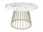 Mobenze Round Designer Dining Table 120cm White NJPI16381